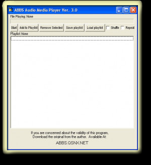 Audio Media Player - náhled