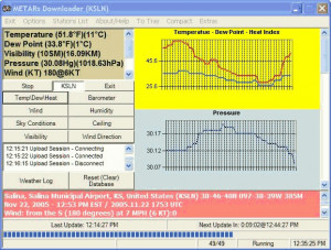 METARs Downloader - náhled