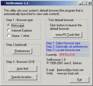 SetBrowser - náhled