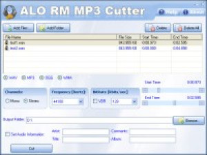 ALO RM MP3 Cutter - náhled