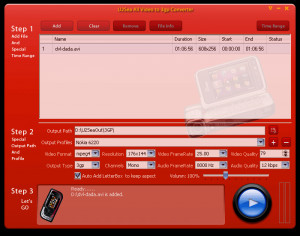 U2Sea All Video to 3GP Converter - náhled