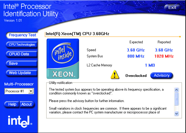 intel processor identification utility 5.30