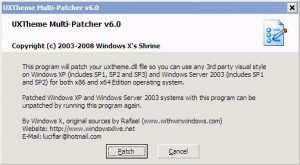 UXTheme Multi-Patcher - náhled