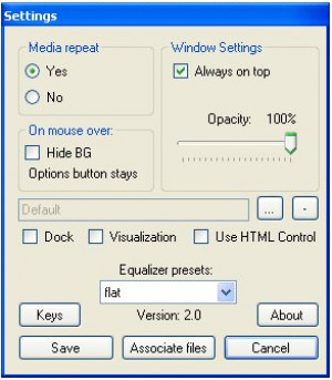 Hiruhi Media Player - náhled