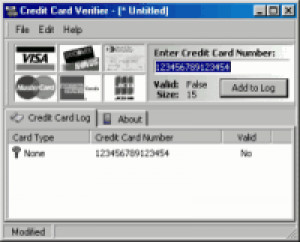 Credit Card Verifier - náhled