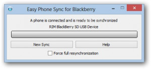 Easy Phone Sync for BlackBerry - náhled