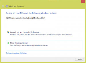 Windows 8 Features Download Fix - náhled