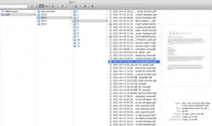 Email Archiver - náhled