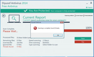 Diyusof Antivirus - náhled