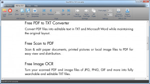 Free PDF to TXT Converter - náhled