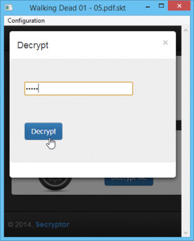 Secryptor - náhled