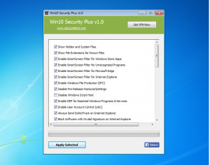 Win10 Security Plus - náhled