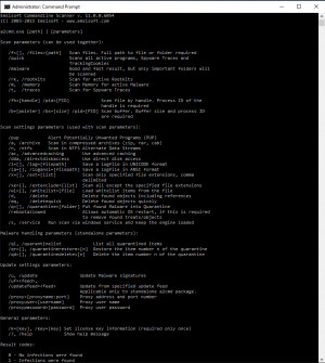 Emsisoft Commandline Scanner - náhled