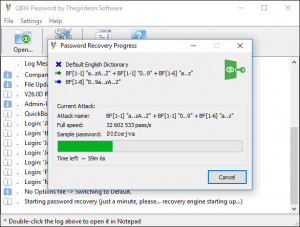 QBW Password - náhled