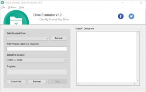 NoVirusThanks Drive Formatter - náhled