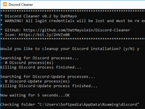 Discord Cleaner - náhled