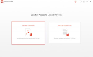 Passper for PDF - náhled