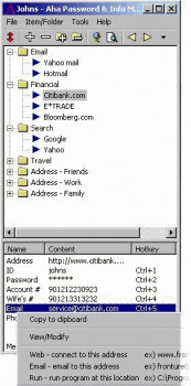 Aha Password - náhled