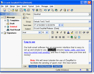 G-Lock EasyMail - náhled