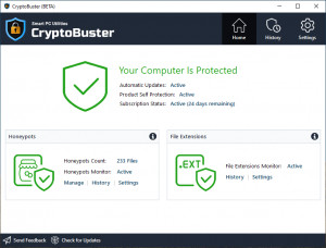 CryptoBuster - náhled