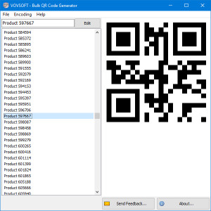 Bulk QR Code Generator - náhled