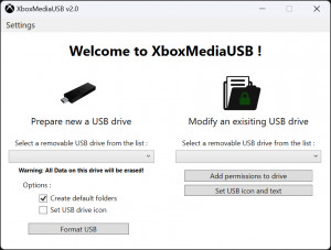 XboxMediaUSB - náhled