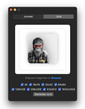 icns Creator - náhled