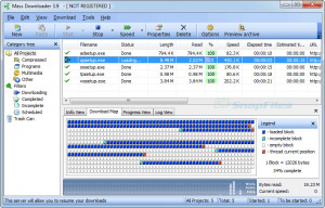 Mass Downloader - náhled