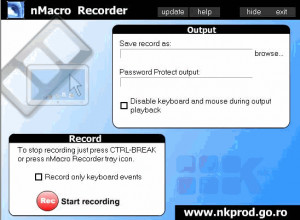 nMacro Recorder - náhled