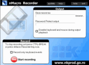 nMacro Recorder - náhled