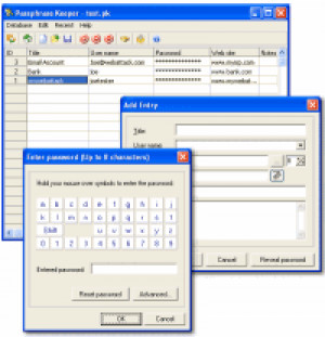 Passphrase Keeper - náhled