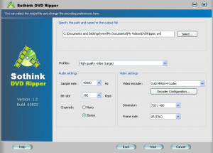 Sothink DVD Ripper - náhled