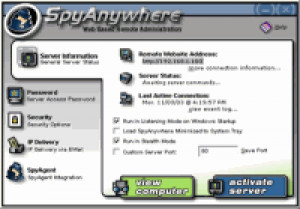 Spytech SpyAnywhere - náhled