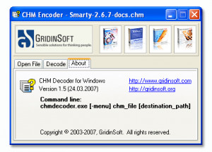 CHM Decoder - náhled