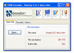 CHM Decoder - náhled