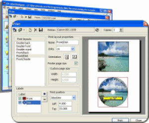 CD Label Designer - náhled