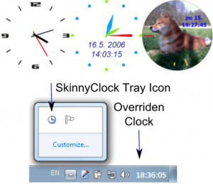 Skinny Clock - náhled