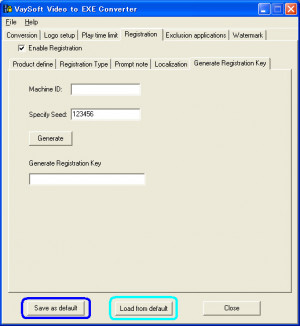 VaySoft Video to EXE Converter - náhled