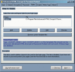 Advanced HTML Encrypt & Password Protect - náhled