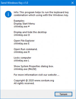 Send Windows Key - náhled