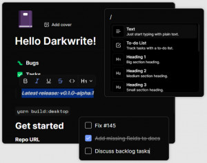 Darkwrite - náhled