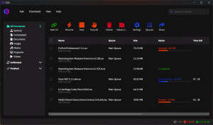 Cross Platform Download Manager - náhled