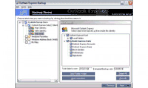 Genie Outlook Express Backup - náhled