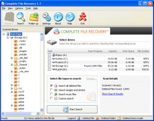 Complete File Recovery - náhled