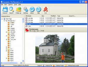Complete File Recovery - náhled