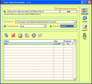 Veoh Video Downloader - náhled