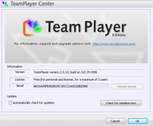 TeamPlayer - náhled