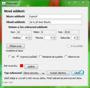 Coolendář - náhled
