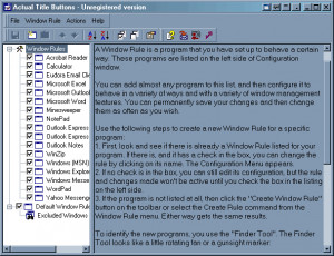 Actual Title Buttons - náhled