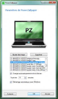 PowerZallpaper - náhled